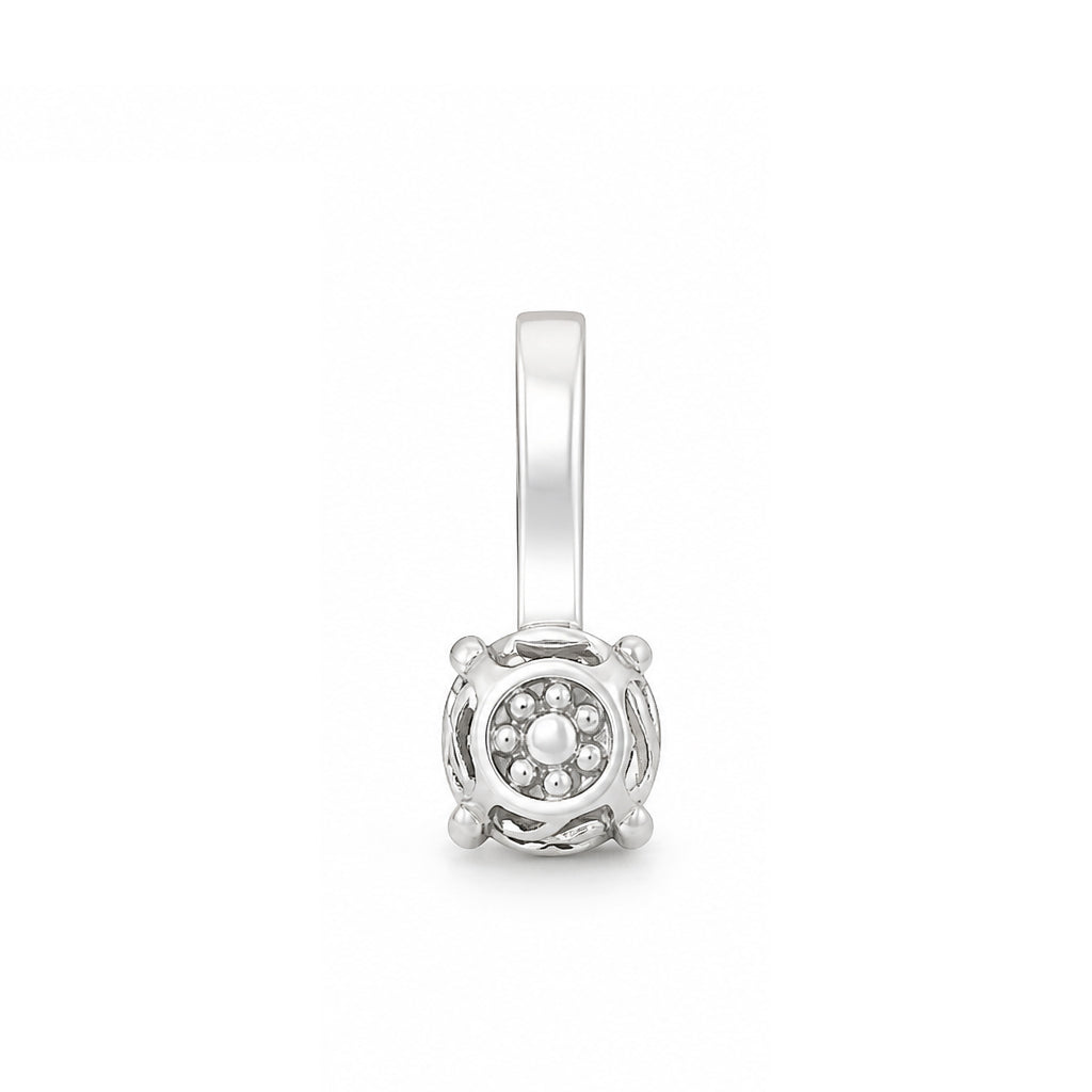 Infinity Joy Colorless Diamond Clip-On Pendant | GIA Report