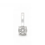 Infinity Joy Colorless Diamond Clip-On Pendant | GIA Report