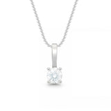 Infinity Joy Colorless Diamond Clip-On Pendant | GIA Report