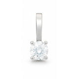 Infinity Joy Colorless Diamond Clip-On Pendant | GIA Report