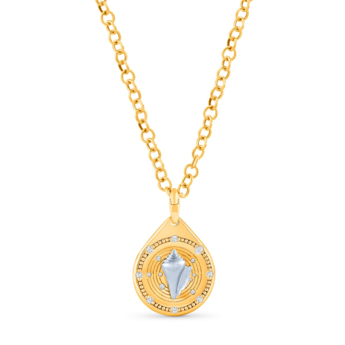 Thumbnail of HARAKH 18 Karat Gold Colorless Diamond Drop of JOY Clarity Pendant Necklace