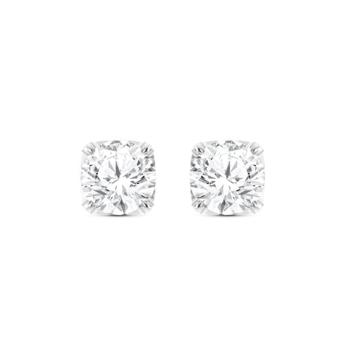 Thumbnail of HARAKH GIA Certified 18 Karat Gold Colorless Diamond Solitaire Stud Earrings