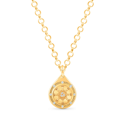 Thumbnail of HARAKH 18 Karat Gold Colorless Diamond Drop of JOY Serenity Pendant Necklace
