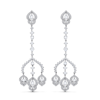 HARAKH Haveli contemporary dangling diamond earrings