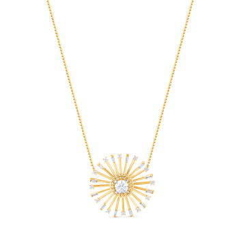 HARAKH Sunlight Rays diamond Pendant Necklace